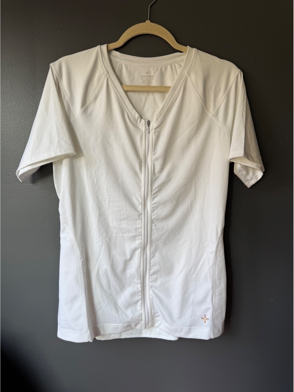 Tommie Copper White Short Sleeve Compression Shirt 2XL NWT's